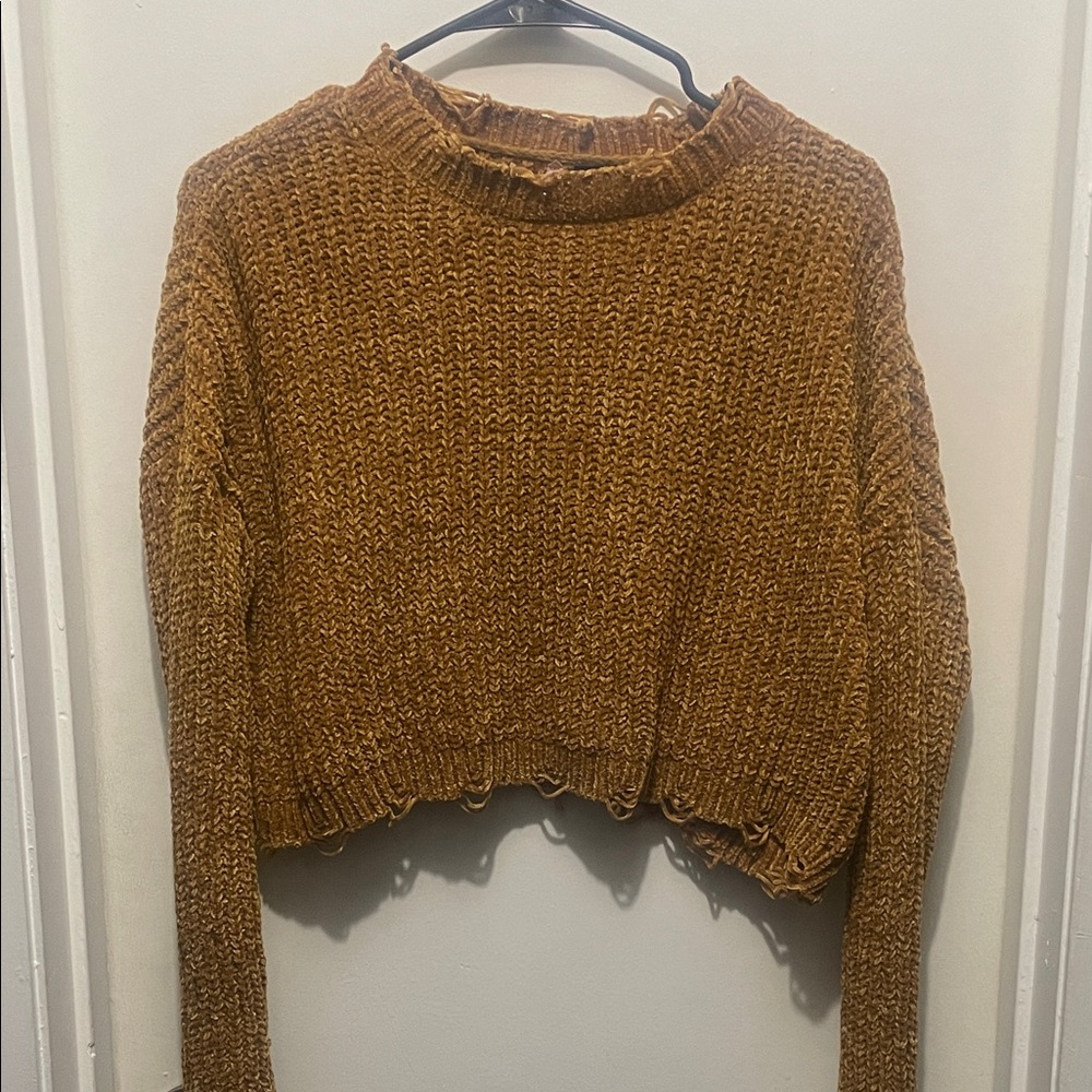 Love By Design Warm Tan Knit Sweater